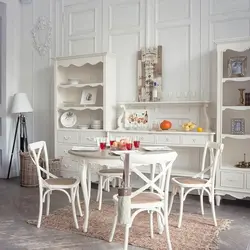 Table in Provence style for the kitchen photo