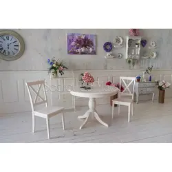 Table in Provence style for the kitchen photo