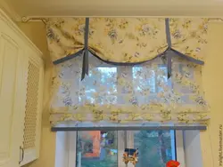 Ас үй фотосына арналған DIY римдік жалюзи