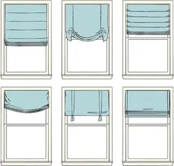 Mətbəx fotoşəkili üçün DIY Roman pərdəsi