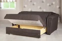 Sofas in the bedroom with a drawer for linen photo