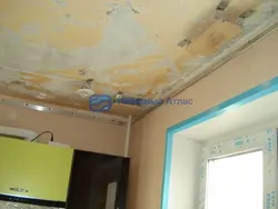Suspended ceilings for the kitchen with a gas stove photo