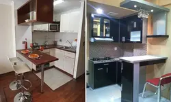 Барная стойка на кухне 5 кв м фото