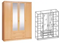 Wardrobes for bedroom 2 door photo