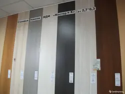 MDF panels for walls, moisture-resistant for the kitchen photo