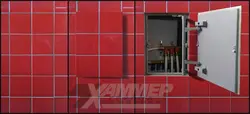 How to hide a hatch in a bathroom with tiles photo