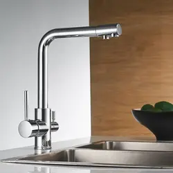 Смеситель для кухни с фильтром для воды фото