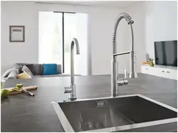 Смеситель для кухни с фильтром для воды фото