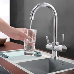 Смеситель для кухни с фильтром для воды фото