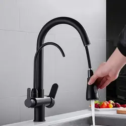Смеситель для кухни с фильтром для воды фото