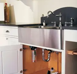 Water filter for sink photo in the kitchen