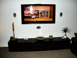 At what height to hang a TV in the living room photo