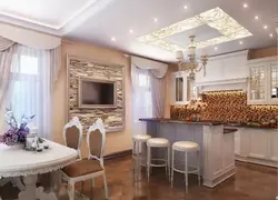 Потолки на кухне фото в классическом стиле фото