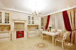 Потолки на кухне фото в классическом стиле фото