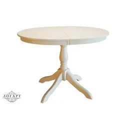 Oval table on one leg for the kitchen photo