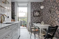 Wallpaper for the kitchen photo design 2019 new combined
