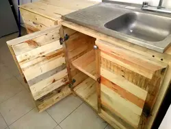 Qırıntı Materiallarından Ölkədəki DIY Mətbəxi Fotoşəkil
