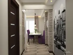 Divar Kağızı Mətbəxdən Dəhlizə Qapı Fotoşəkili Olmadan Keçid
