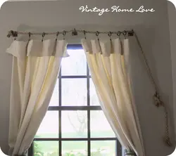 How to hang curtains if there is no cornice in the kitchen photo