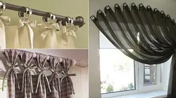 Mətbəx fotoşəkilində korniş yoxdursa pərdələri necə asmaq olar