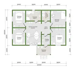 Evin Proyekti 12 12 Bir Mertebeli 4 Otaqli Foto