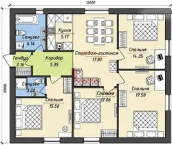 House project 12 by 12 one-story with 4 bedrooms photo