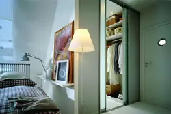 How to close a mirror on a closet in the bedroom with your own hands photo