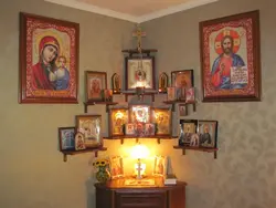 In Which Corner Do They Hang Icons In The House In The Bedroom Photo