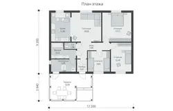 House project 10 by 10 one-story with 4 bedrooms photo