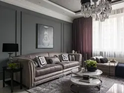 Monochrome Living Room Interior