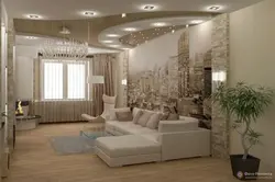Lively living room interior