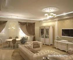 Дагестанский интерьер гостиной