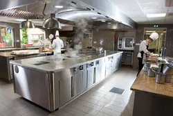 Professional kitchen interior