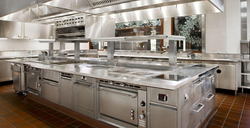 Professional kitchen interior