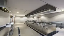 Professional kitchen interior