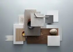 Kitchen interior mood board