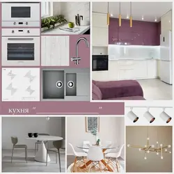 Kitchen interior mood board