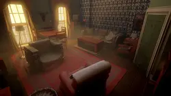 Интерьер гостиной шерлок