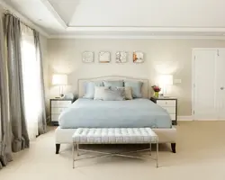 Neutral bedroom interior
