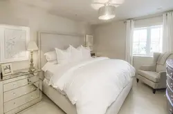 Neutral bedroom interior