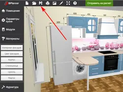 Interyer mərkəzi mətbəx dizayneri