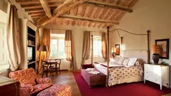 Tuscany bedroom in the interior