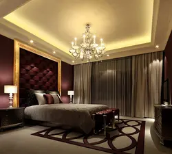Серо Бордовый Интерьер Спальни