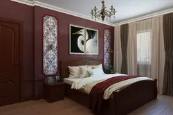 Серо Бордовый Интерьер Спальни