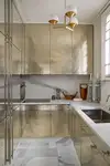 Brass in the kitchen interior