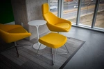 Stool in the bedroom interior