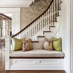 Staircase in the bedroom interior