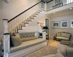 Staircase in the bedroom interior