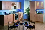 Alder kitchen in the interior