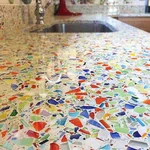 Oshxonaning ichki qismidagi terrazzo